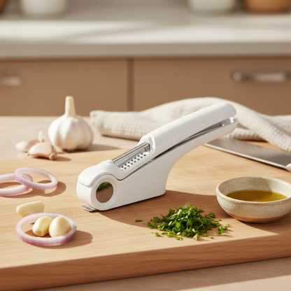 Premium Multi-Function Garlic Press